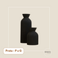 Vaso Decorativo Texturizado - Plissé