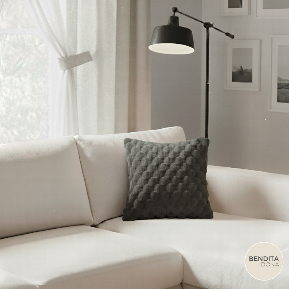 Capa de Almofada 3D de Pelúcia - Fluffy