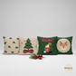 Kit 4 capas de almofadas de natal- MerrySoft