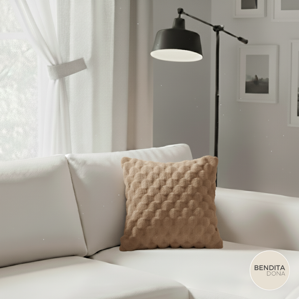 Capa de Almofada 3D de Pelúcia - Fluffy