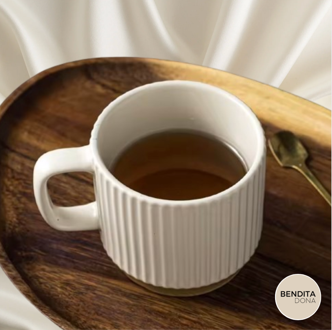Caneca canelada para café ou chá - COZY