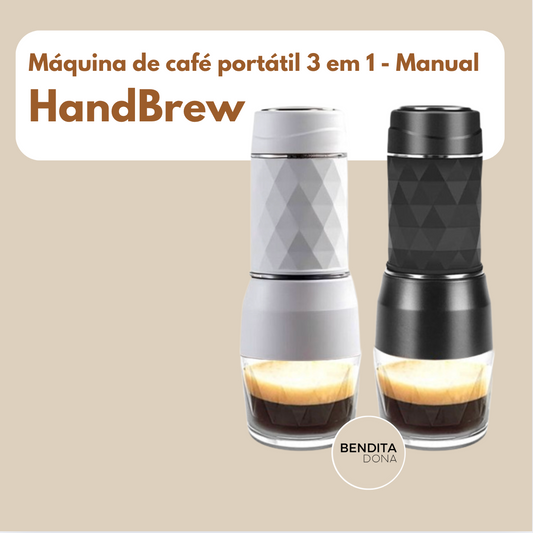 Máquina de café portátil 3 em 1  - HandBrew
