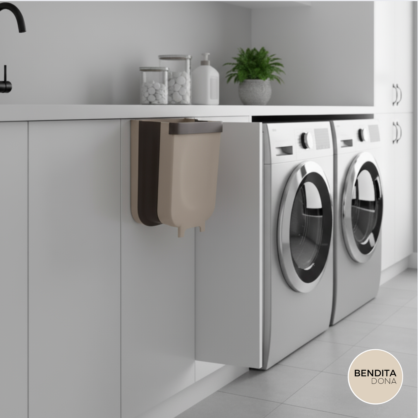 Lixeira dobrável de plástico - FlexBin