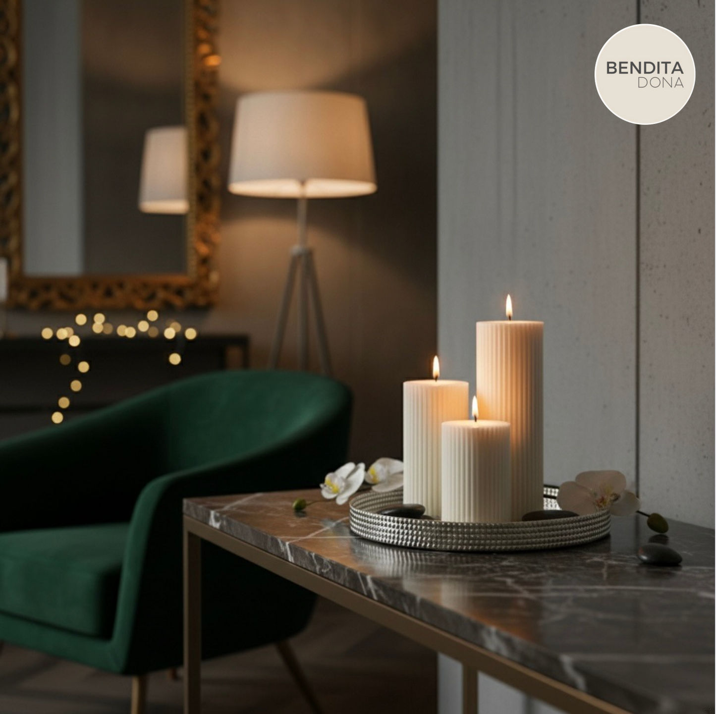 Vela Decorativa Cilíndrica - Pillar