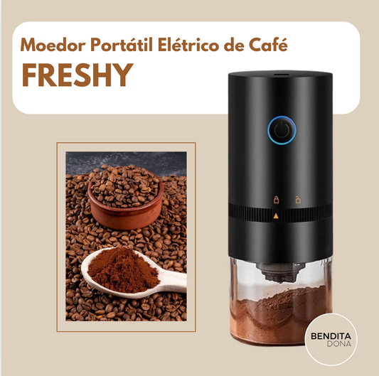 Moedor Portátil Elétrico de Café - FRESHY