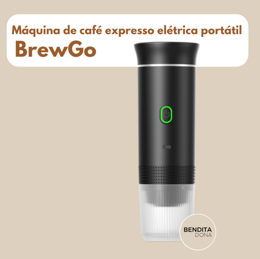 Máquina de café expresso elétrica portátil 3 em 1- BrewGo