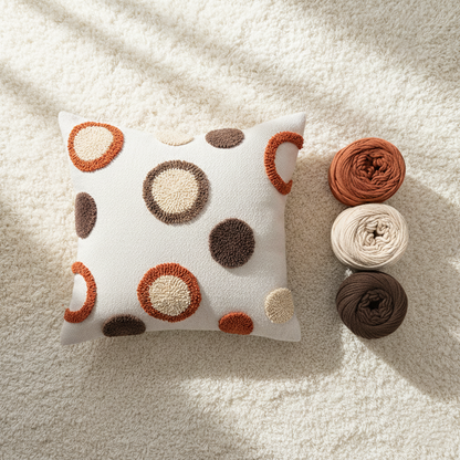 Capa de almofada Bordado Tufado - Dottie