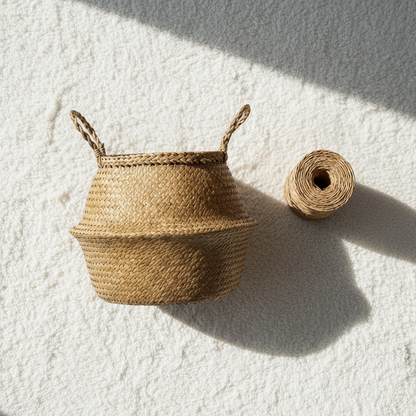 Cesto de Palha Natural- Nesty
